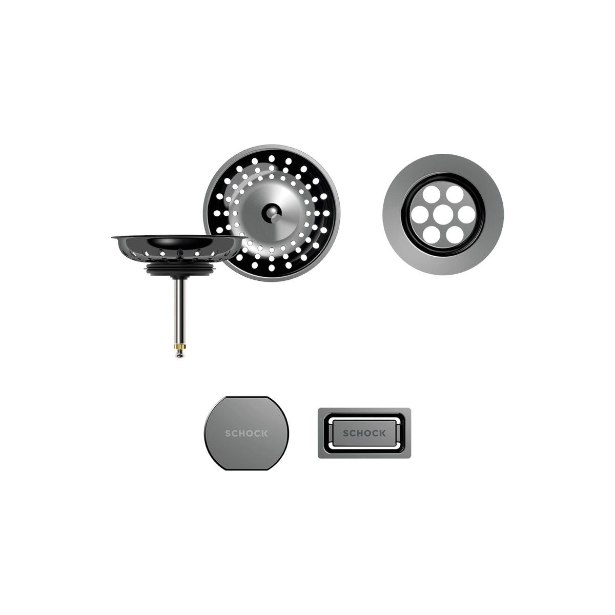 Greenwich N-100, N-100L, N-100S, N-100XL DP8 Waste Parts - Gunmetal