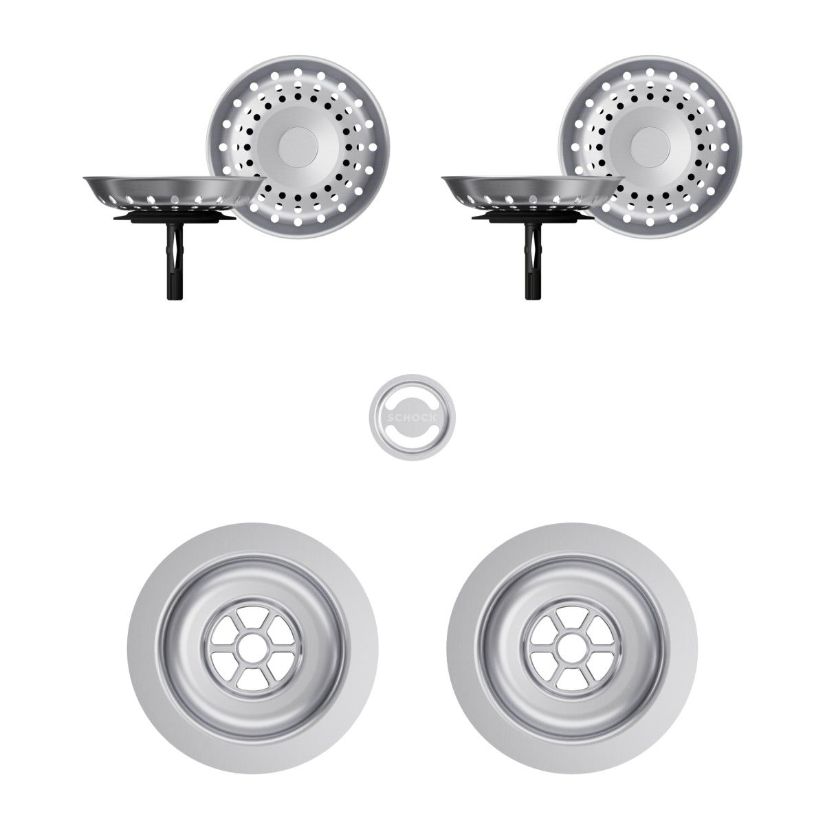 Quadro N-150Y DP6, Mono D-200 DP5 Waste Parts - Stainless Steel