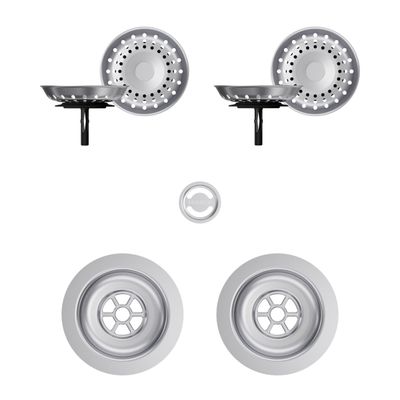 Quadro N-150Y DP6, Mono D-200 DP5 Waste Parts - Stainless Steel