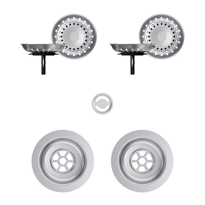 Quadro N-150Y DP6, Mono D-200 DP5 Waste Parts - Stainless Steel