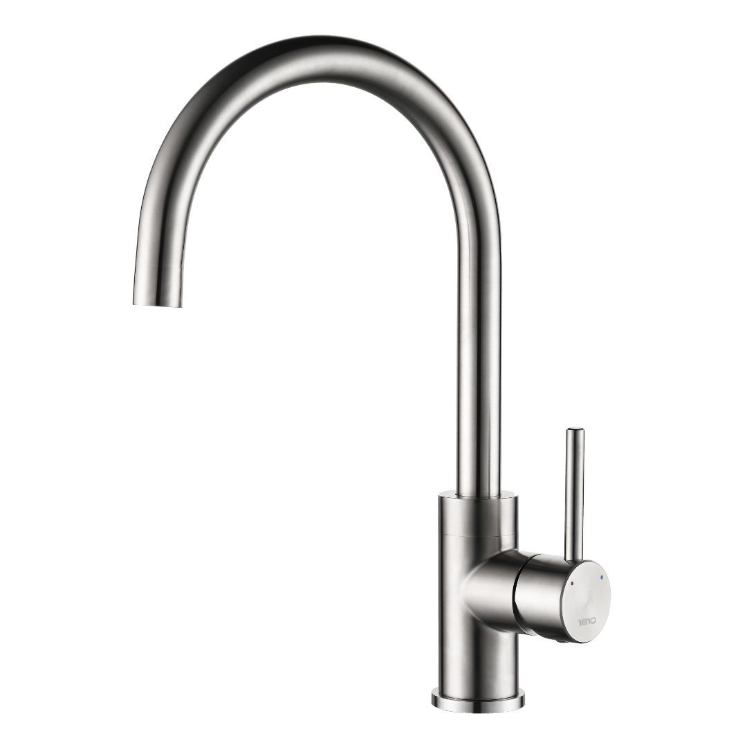 T521 Chiemsee Curved Spout Stainless Steel