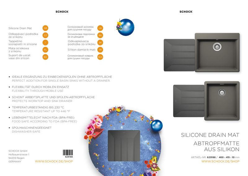 Silicone Drain Mat - see details