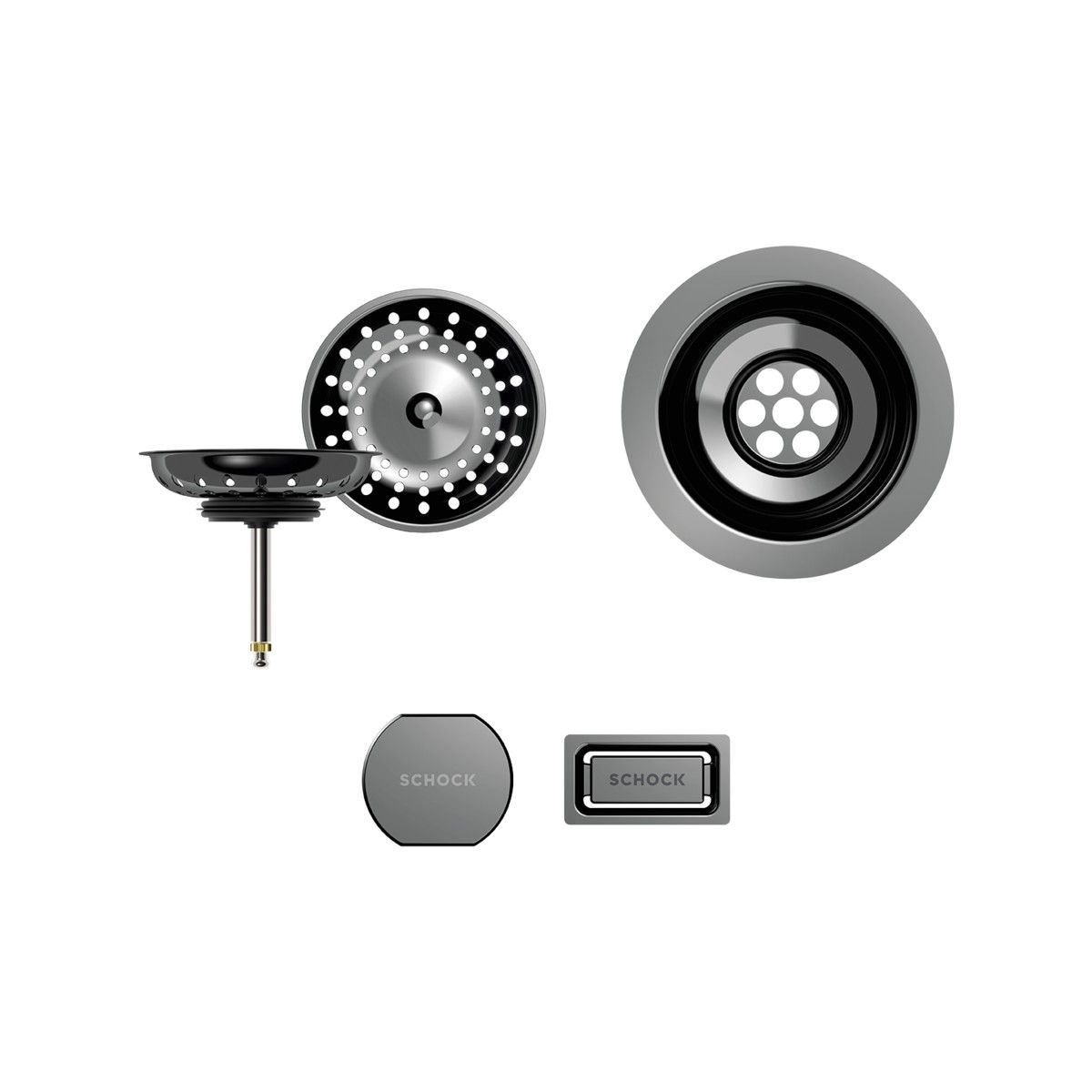 Kiruna N-100, 100L, 100XL, Kaia N-100S, 100, 100L, 100XL DP3 Waste Parts - Gunmetal