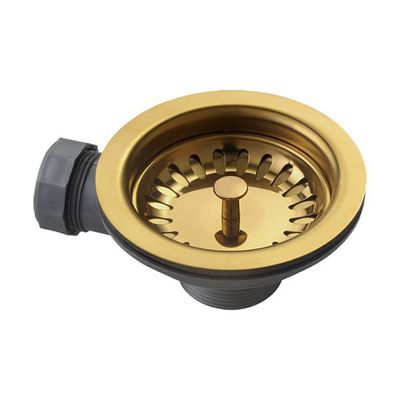 Basket Strainer Waste - Gold/brass Basket Strainer Waste - Gold/brass
