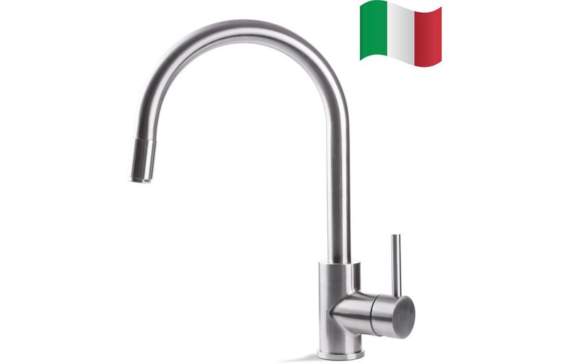 Mastercraft Tiber Single Lever Mixer Tap w/Pull Out - St/Steel