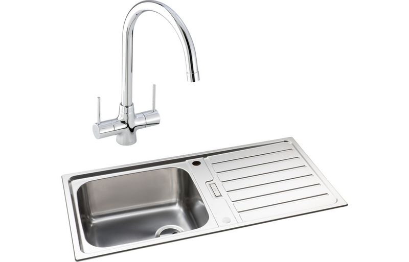 Abode Neron 1B Inset St/Steel Sink & Nexa Tap Pack Abode Neron 1B Inset St/Steel Sink & Nexa Tap Pack