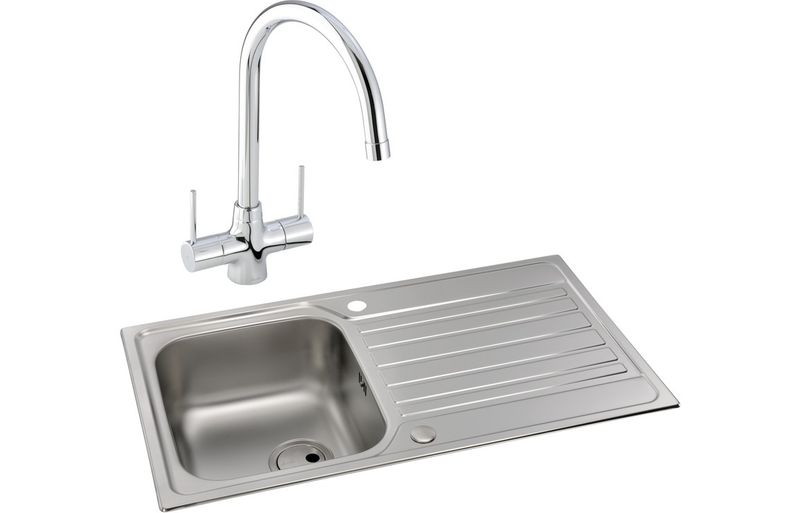 Abode Connekt 1B Inset St/Steel Sink & Nexa Tap Pack Abode Connekt 1B Inset St/Steel Sink & Nexa Tap Pack
