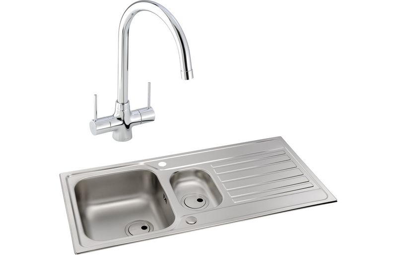 Abode Connekt 1.5B Inset St/Steel Sink & Nexa Tap Pack Abode Connekt 1.5B Inset St/Steel Sink & Nexa Tap Pack