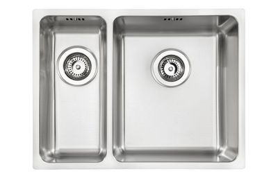 Abode Matrix R25 1.5B RHMB Inset/Undermount Sink - St/Steel Abode Matrix R25 1.5B RHMB Inset/Undermount Sink - St/Steel