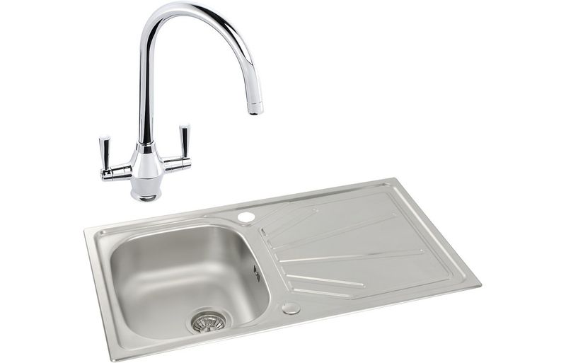 Abode Trydent 1B Inset St/Steel Sink & Astral Tap Pack Abode Trydent 1B Inset St/Steel Sink & Astral Tap Pack
