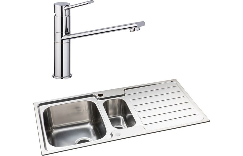 Abode Neron 1.5B Inset St/Steel Sink & Specto Tap Pack Abode Neron 1.5B Inset St/Steel Sink & Specto Tap Pack