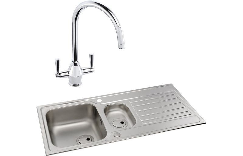 Abode Connekt 1.5B Inset St/Steel Sink & Astral Abode Connekt 1.5B Inset St/Steel Sink & Astral