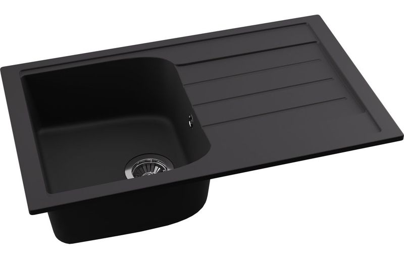 Abode Oriel 1B Inset Black Granite Sink & Specto Tap Pack Abode Oriel 1B Inset Black Granite Sink & Specto Tap Pack