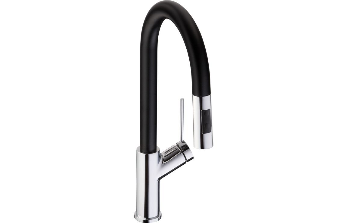 Abode Virtue Nero Mixer Tap w/Pull Out - Chrome Abode Virtue Nero Mixer Tap w/Pull Out - Chrome