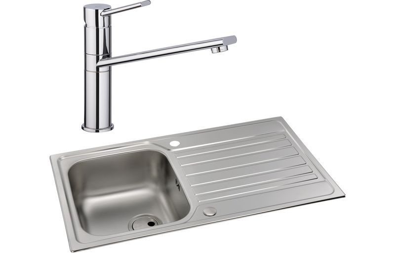 Abode Connekt 1B Inset St/Steel Sink & Specto Tap Pack Abode Connekt 1B Inset St/Steel Sink & Specto Tap Pack