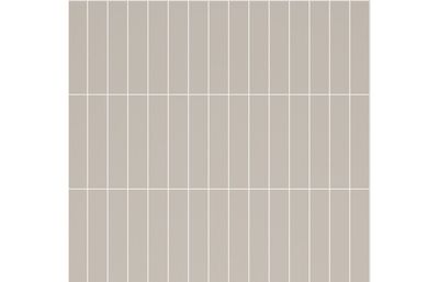Fibo 4x20cm Vertical Tile 600x900mm Splashback - Warm Grey (Pk/2)