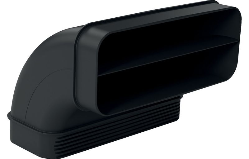 Bosch HEZ9VDSB2 Flat Vertical 90° Bend - Black (Large) Bosch HEZ9VDSB2 Flat Vertical 90° Bend - Black (Large)