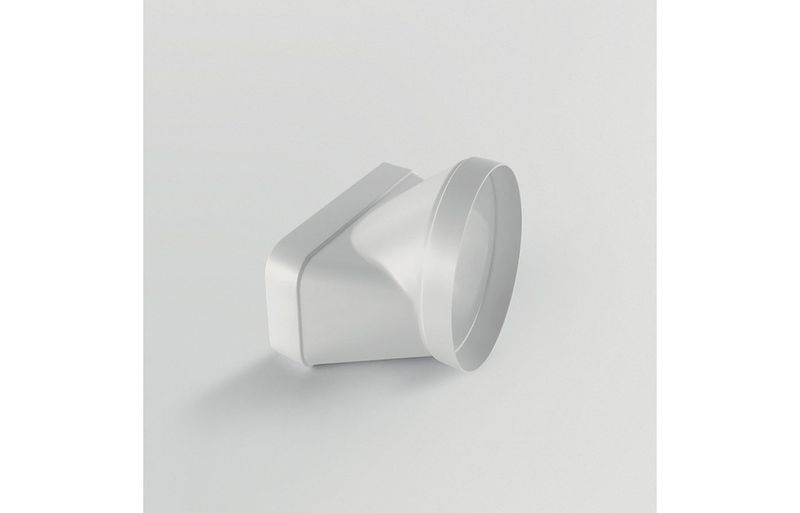 Elica 222x89mm Round-to-Rectangular Horizontal Fitting Elica 222x89mm Round-to-Rectangular Horizontal Fitting