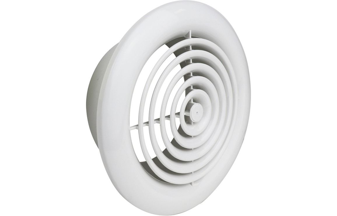 Manrose 150mm Internal Circular Grille - White