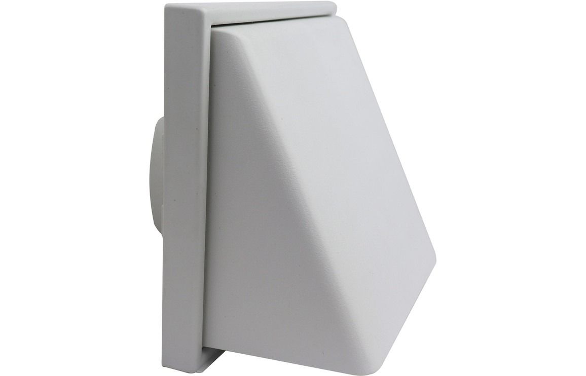 Manrose 150mm Weather Proof Cowled Wall Outlet - White Manrose 150mm Weather Proof Cowled Wall Outlet - White
