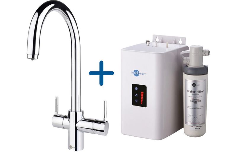 InSinkErator 3N1 J Shape Tap Neo Tank & Filter Pack