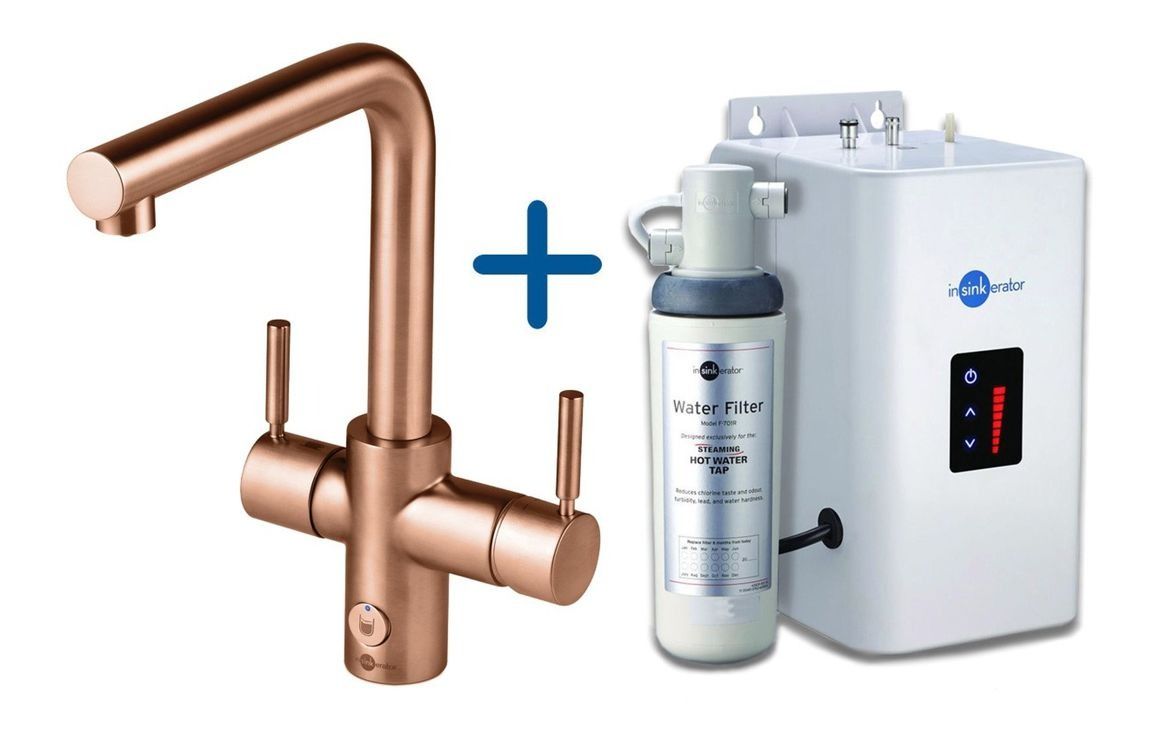 InSinkErator 4N1 L Shape Tap Neo Tank &amp; Filter Pack