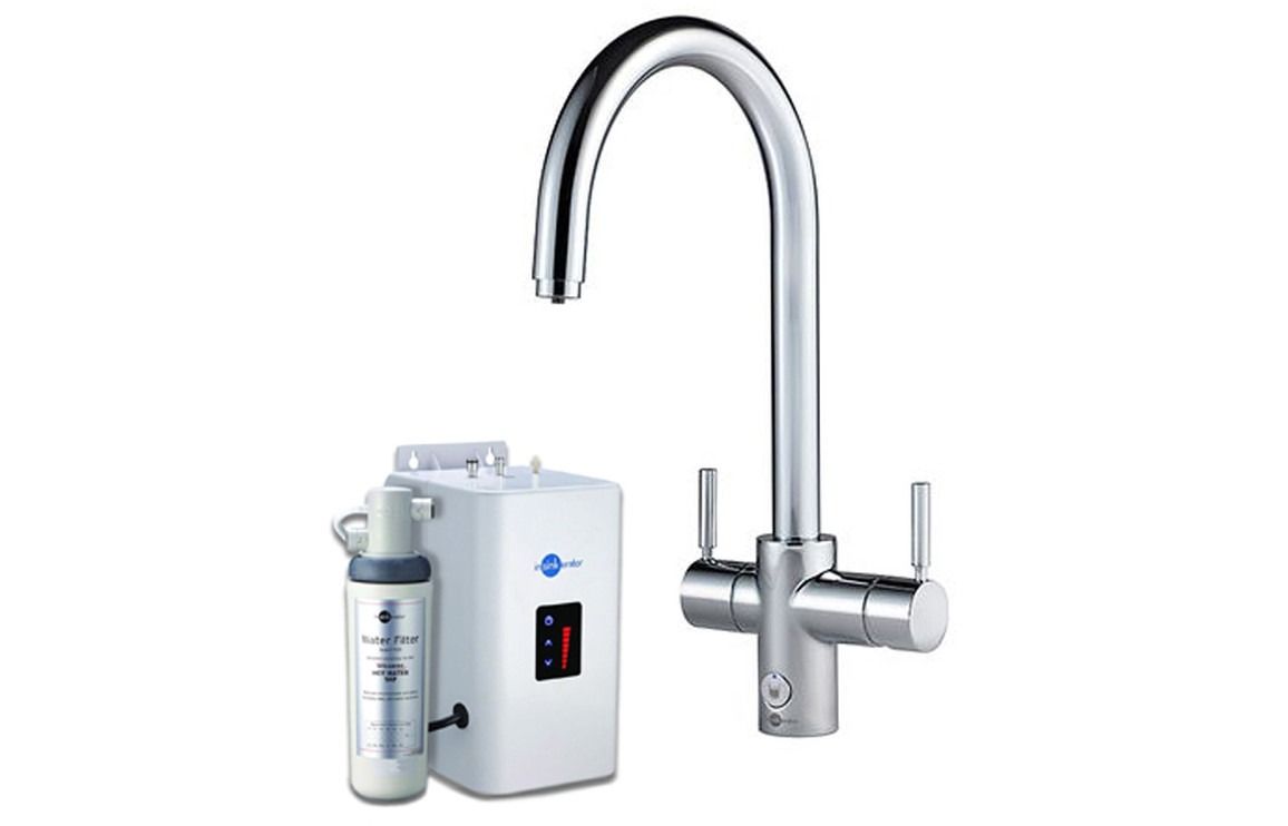 InSinkErator 4N1 J Shape Tap Neo Tank &amp; Filter Pack