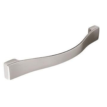 Lewes, Bow Handle, 160mm hole centre, Brushed Stainless Steel Effect