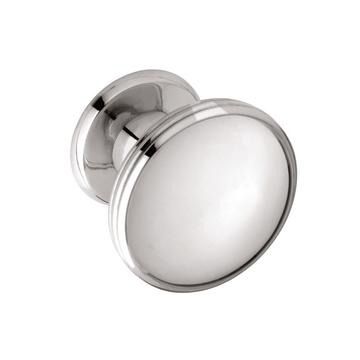 York, Knob, Central hole centre, Bright Nickel