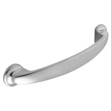 Healey, Bow, 128mm hole centre, Satin Nickel