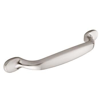 Portland, Bow Handle, 96mm hole centre, Brushed Stainless Steel Effect