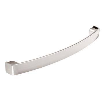 Hurst, Bow Handle, 160mm hole centre, Brushed Stainless Steel Effect