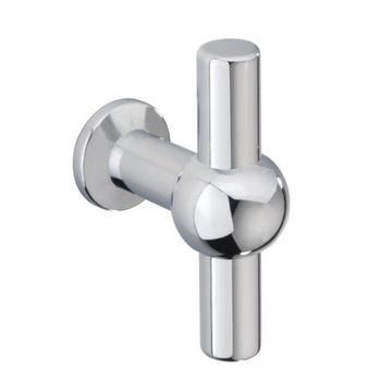Weel, T-Bar, Central hole centre, Polished Chrome