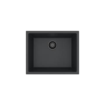 Alveus, Omni 30, Black, Single bowl, Inset,Undermount, 550x450x198mm, c/w matchinging waste kit &amp; mo
