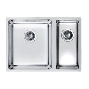 Alveus, Kombino 120, Stainless Steel, 1.5 bowl, Undermount, 590x440x195mm, c/w waste, Syphon, DBL Tr