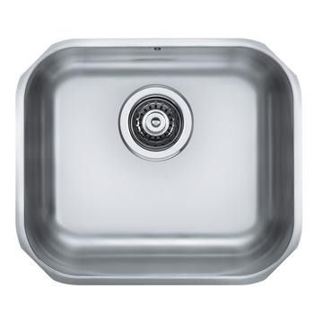 Alveus, Variant 10, Stainless Steel, Single bowl, Undermount, 508x428x180mm, c/w waste, Syphon, DBL