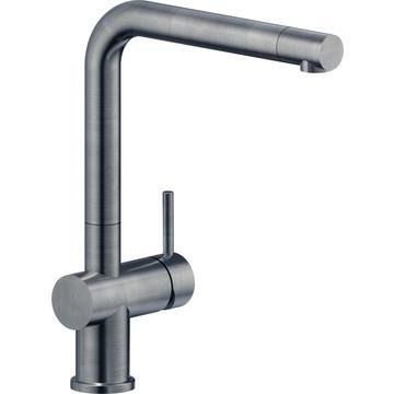 Nobili, Live, Single Lever, L Spout, Brushed Anthracite, Tap, 0.5 - 10 Bar