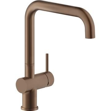Nobili, Live, Single Lever, U Spout, Matt Copper, Tap, 0.5 - 10 Bar