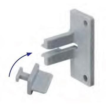 Handleless Rail, Handleless, Grey Grey