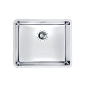 Alveus, Kombino 50, Stainless Steel, Single bowl, Undermount, 540x440x195mm, c/w waste, DBL trap &amp; m