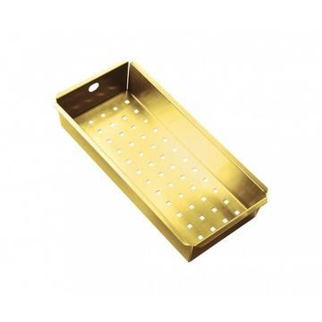Alveus, Sink accessories, Gold, 420x190x72mm, Strainer bowl, compatible with Quadrix &amp; Kombino sinks