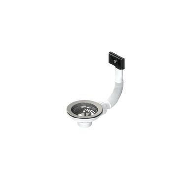 Alveus, Sink accessories, Stainless Steel, Waste, 114mm with overflow