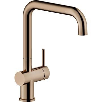 Nobili, Live, Single Lever, U Spout, Polished Bronze, Tap, 0.5 - 10 Bar