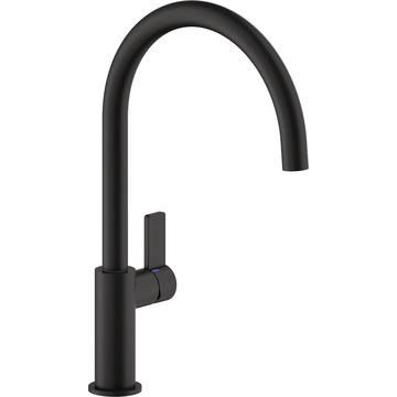 Nobili, Flag, Single Lever, J Spout, Matt Black, Tap, 0.5 - 10 Bar