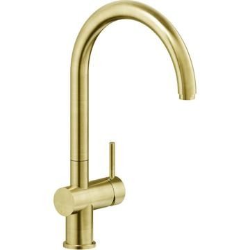 Nobili, Live, Single Lever, J Spout, Brushed Gold, Tap, 0.5 - 10 Bar