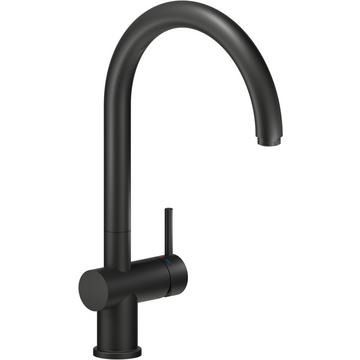 Nobili, Live, Single Lever, J Spout, Matt Black, Tap, 0.5 - 10 Bar
