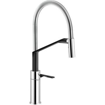 Nobili, Heron, Semi-Professional, J Spout, Chrome & Black, Tap, 0.5 - 10 Bar