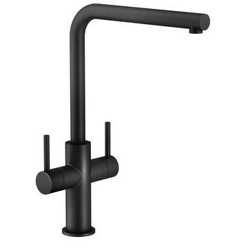 Nobili, Acquerelli, Dual Lever, L Spout, Matt Black, Tap, 0.5 - 10 Bar