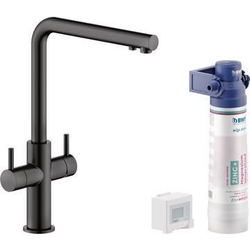 Nobili, Sorgente Filtra, Filter, L Spout, Matt Black, Tap, 0.5 - 10 Bar