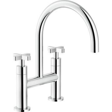 Nobili, Lira, Bridge, J Spout, Polished Chrome, Tap, 0.5 - 10 Bar